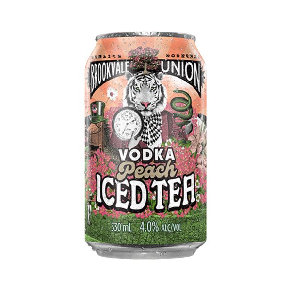 Brookvale Union Vodka & Barackos Ice Tea 4% (330 ml)